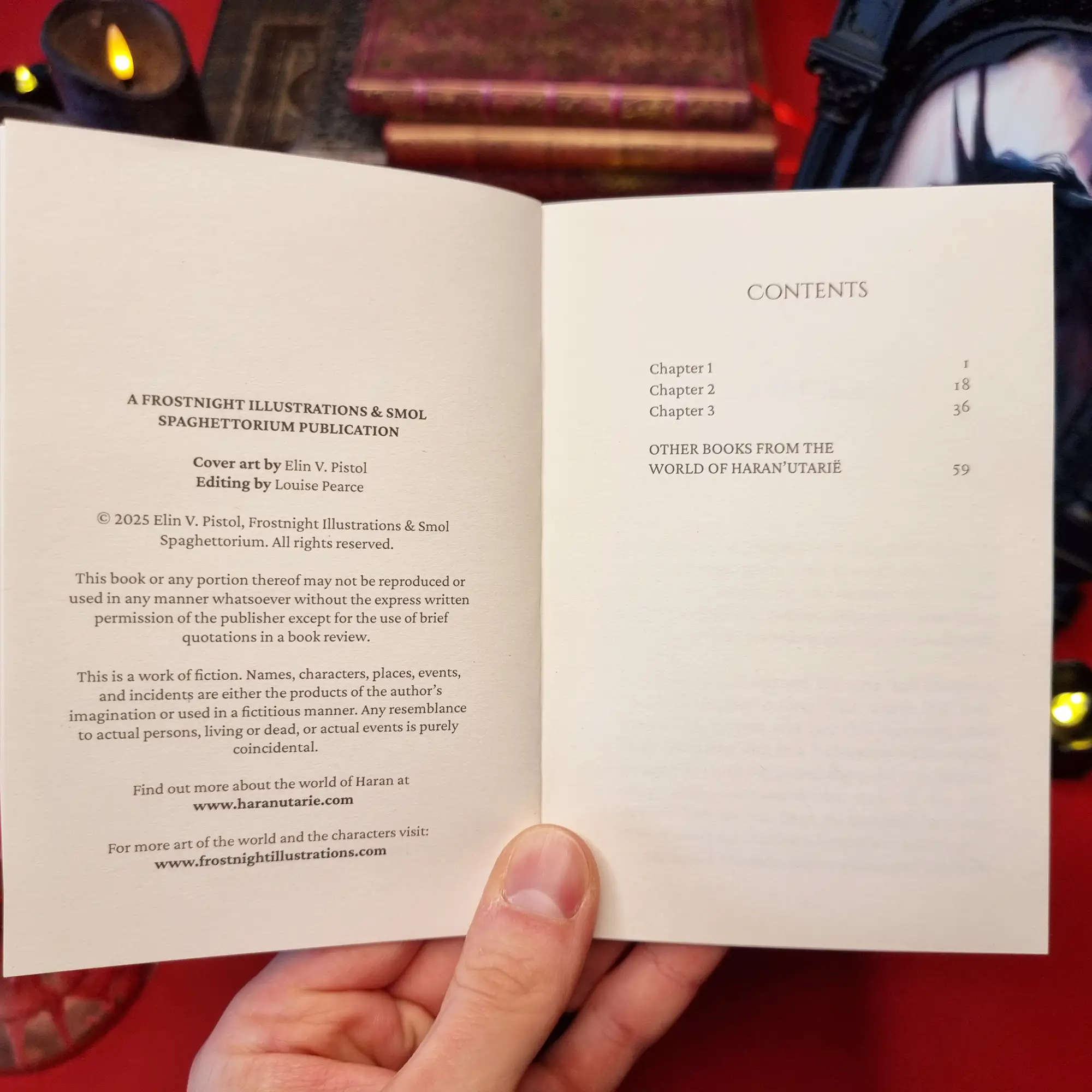 Preview of dark fantasy book Caged