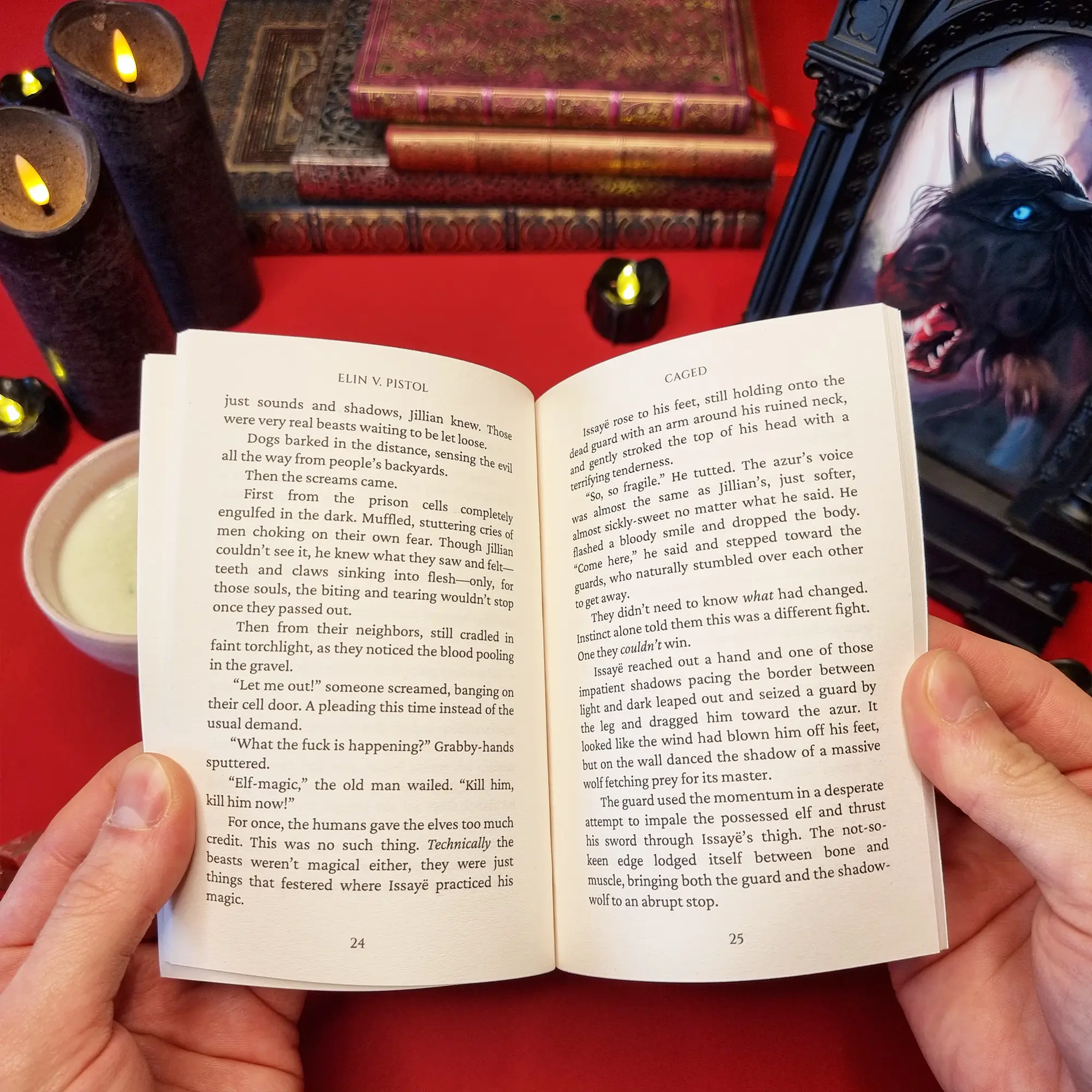 Preview of dark fantasy book Caged