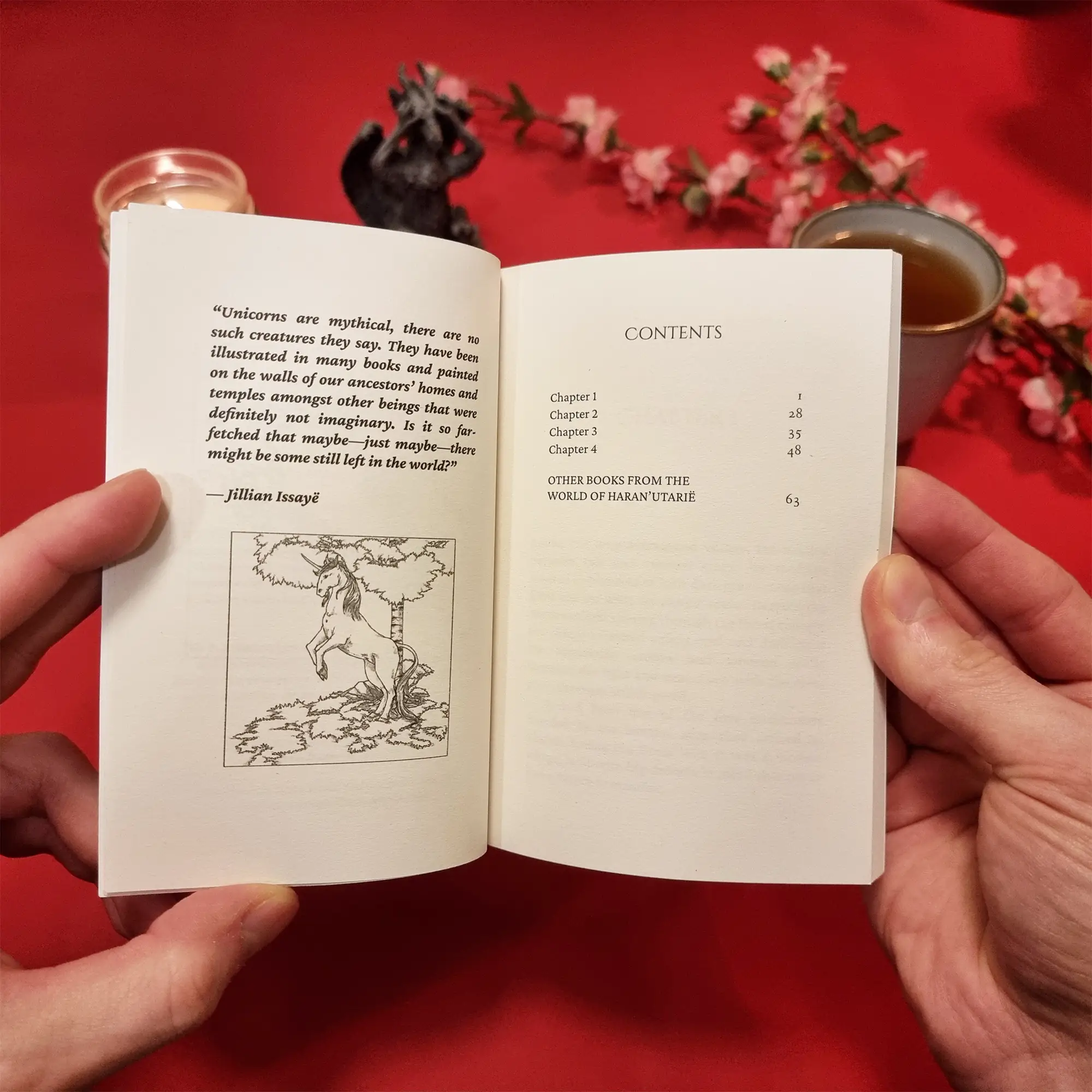 Dark Grasp book sample content with an illustration